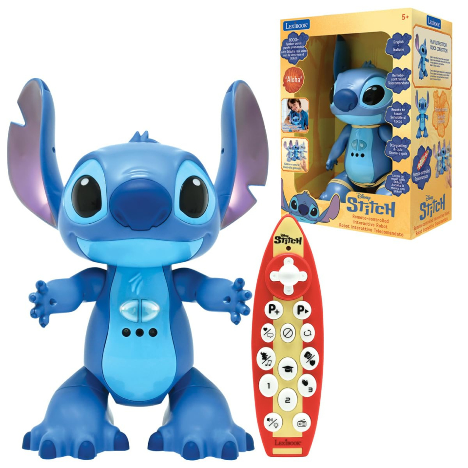Lexibook Stitch giocattolo interattivo bilingue e programmabile