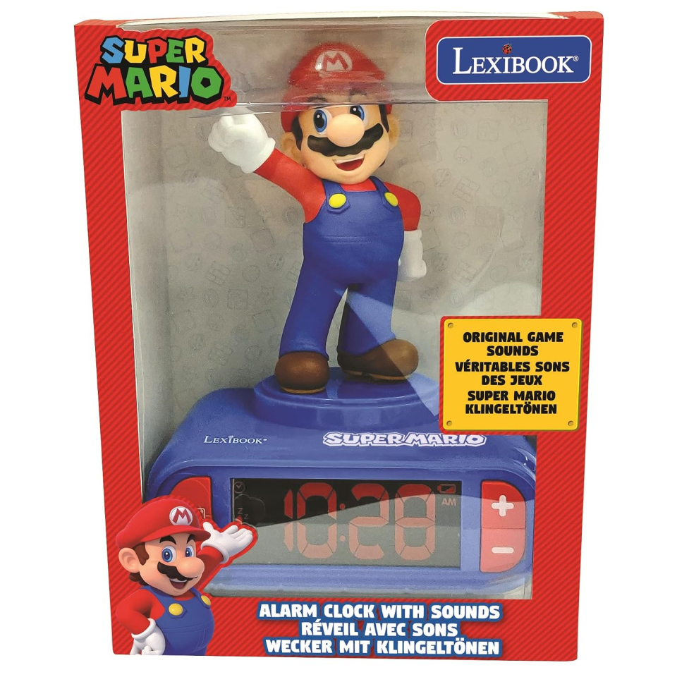 Lexibook Super Mario sveglia digitale con suoni
