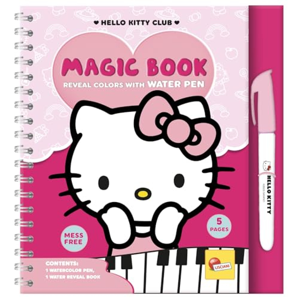 Libro Magico ad Acqua Hello Kitty – Lisciani, da 3 Anni