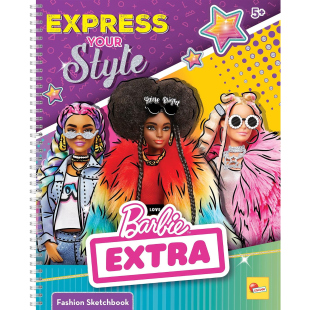 Lisciani Barbie album da disegno con adesivi