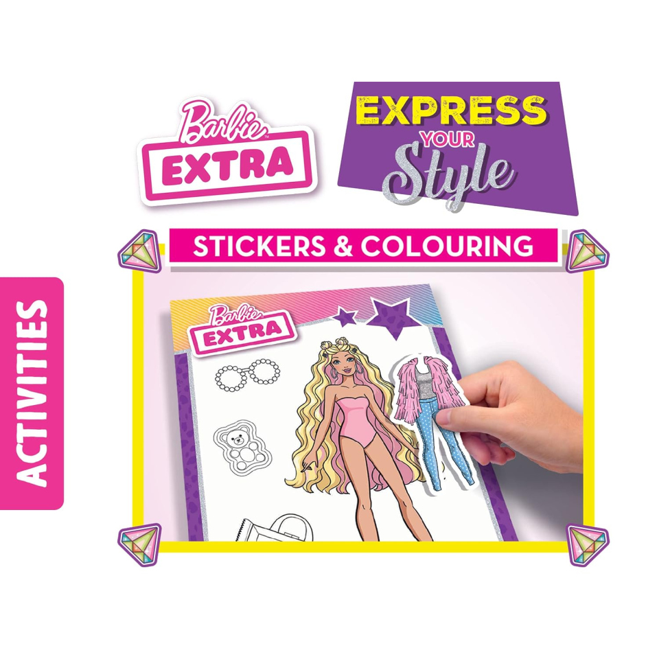 Lisciani Barbie album da disegno con adesivi