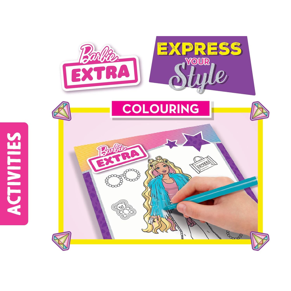 Lisciani Barbie album da disegno con adesivi