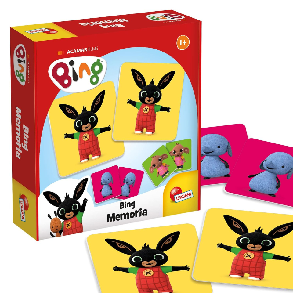 Lisciani Bing gioco di memoria con 32 tessere