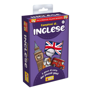 Lisciani I'm a Genius – Campioni di Inglese, Gioco di Carte Educativo