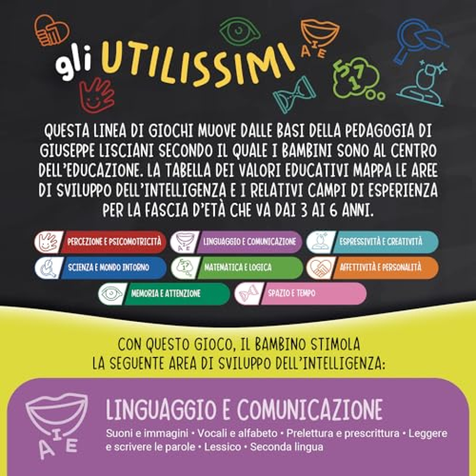 Lisciani Carotina Lettere e Parole – Gioco Educativo Scrivi e Cancella