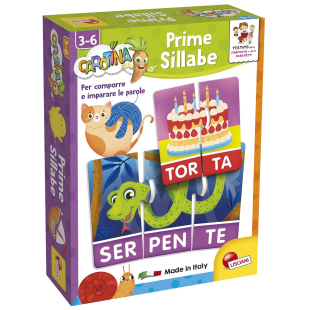 Lisciani Carotina Prime Sillabe – Gioco Educativo di Lettura