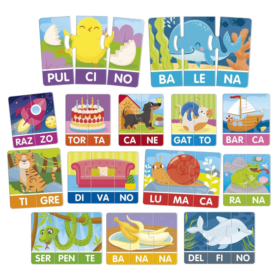 Lisciani Carotina Prime Sillabe – Gioco Educativo di Lettura