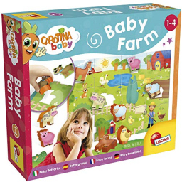 Lisciani Carotina puzzle fattoria con 12 animali