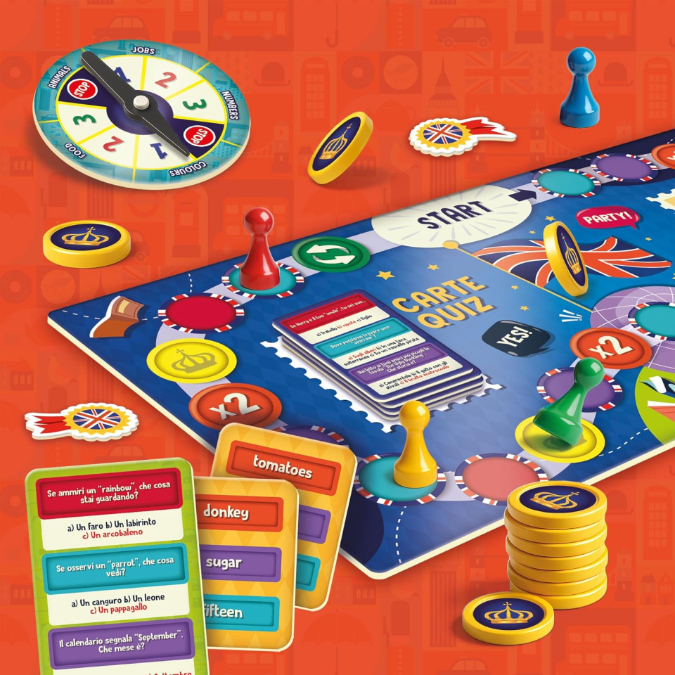 Lisciani I'm a Genius English Party – Gioco da Tavolo per Imparare l'Inglese