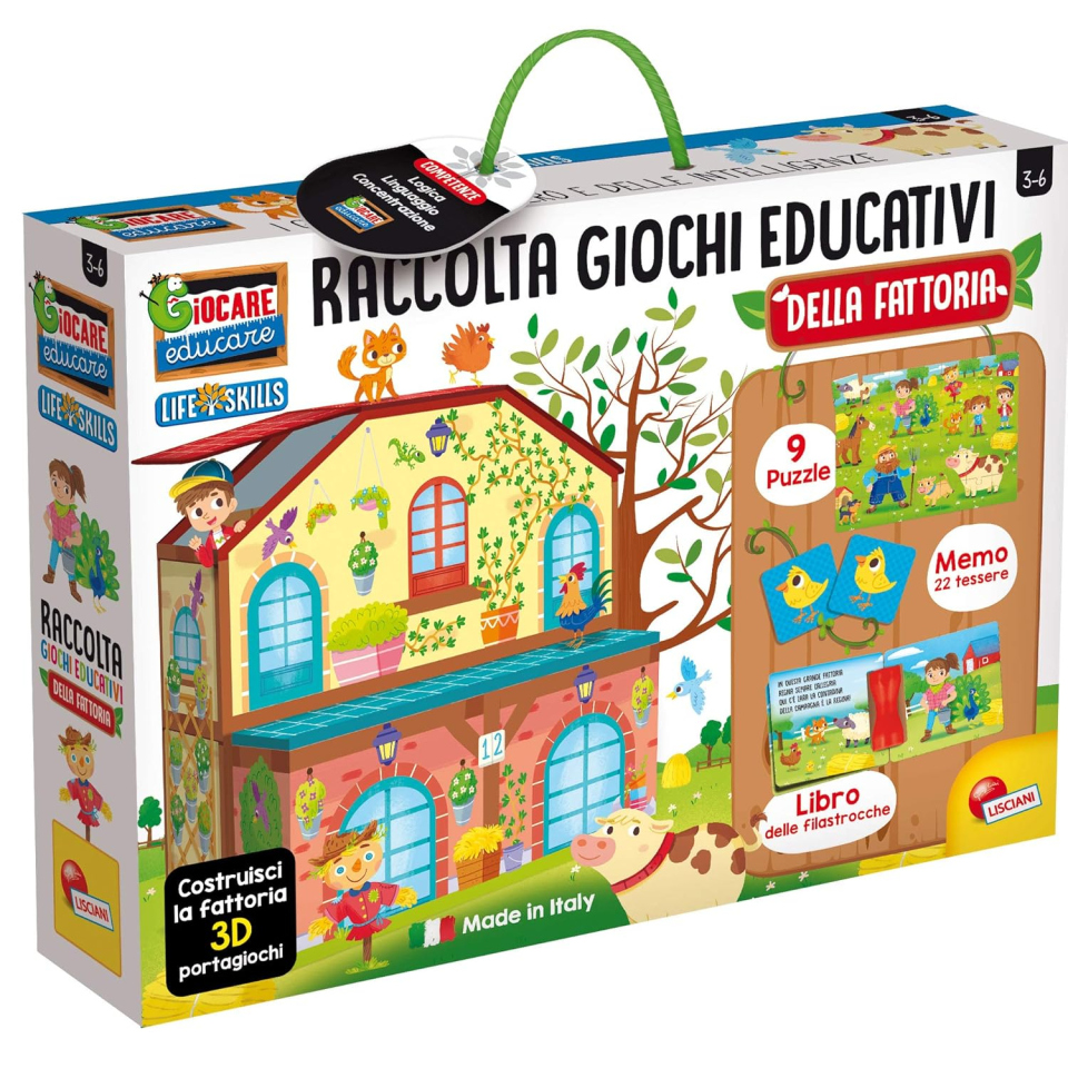 Lisciani La Mia Fattoria Gioca e Impara – Kit Educativo 3D