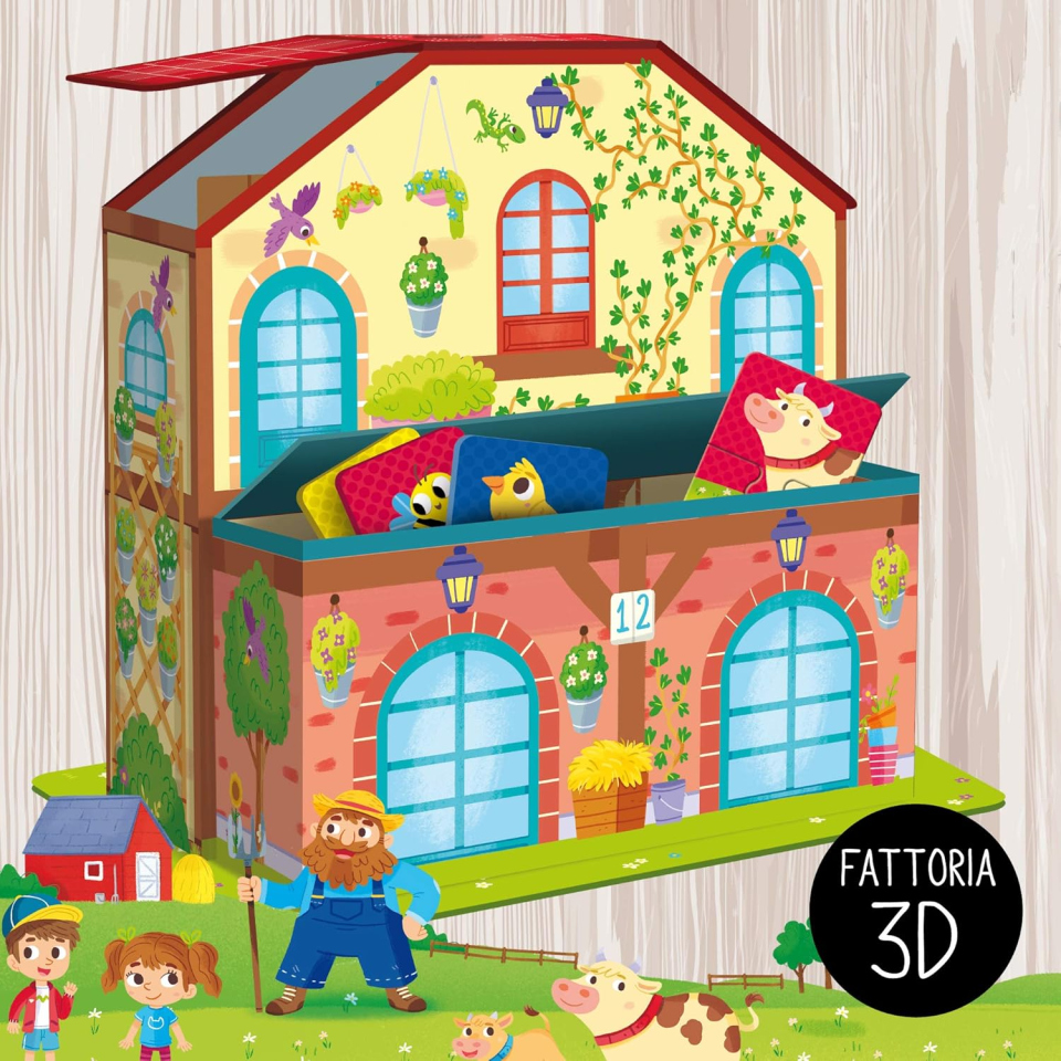 Lisciani La Mia Fattoria Gioca e Impara – Kit Educativo 3D