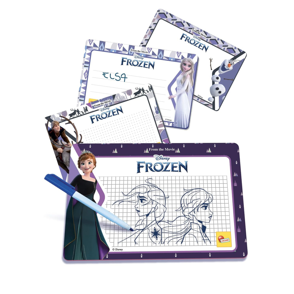 Lisciani Frozen lavagnette da disegno Pocket Drawing School