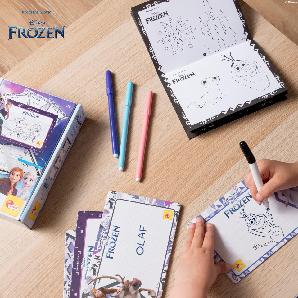 Lisciani Frozen lavagnette da disegno Pocket Drawing School