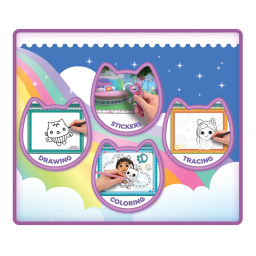 Lisciani Gabby's Dollhouse libro da colorare con adesivi