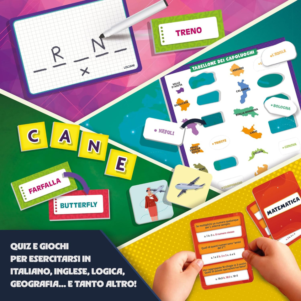 Lisciani I'm a Genius – 50 Giochi per Allenare la Mente
