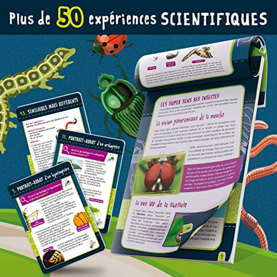 Lisciani Genius Science Kit Insetti – Gioco Educativo Scientifico