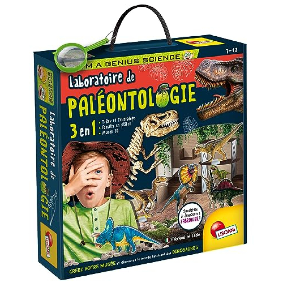Lisciani Genius Science – Kit Paleontologia con Dinosauri