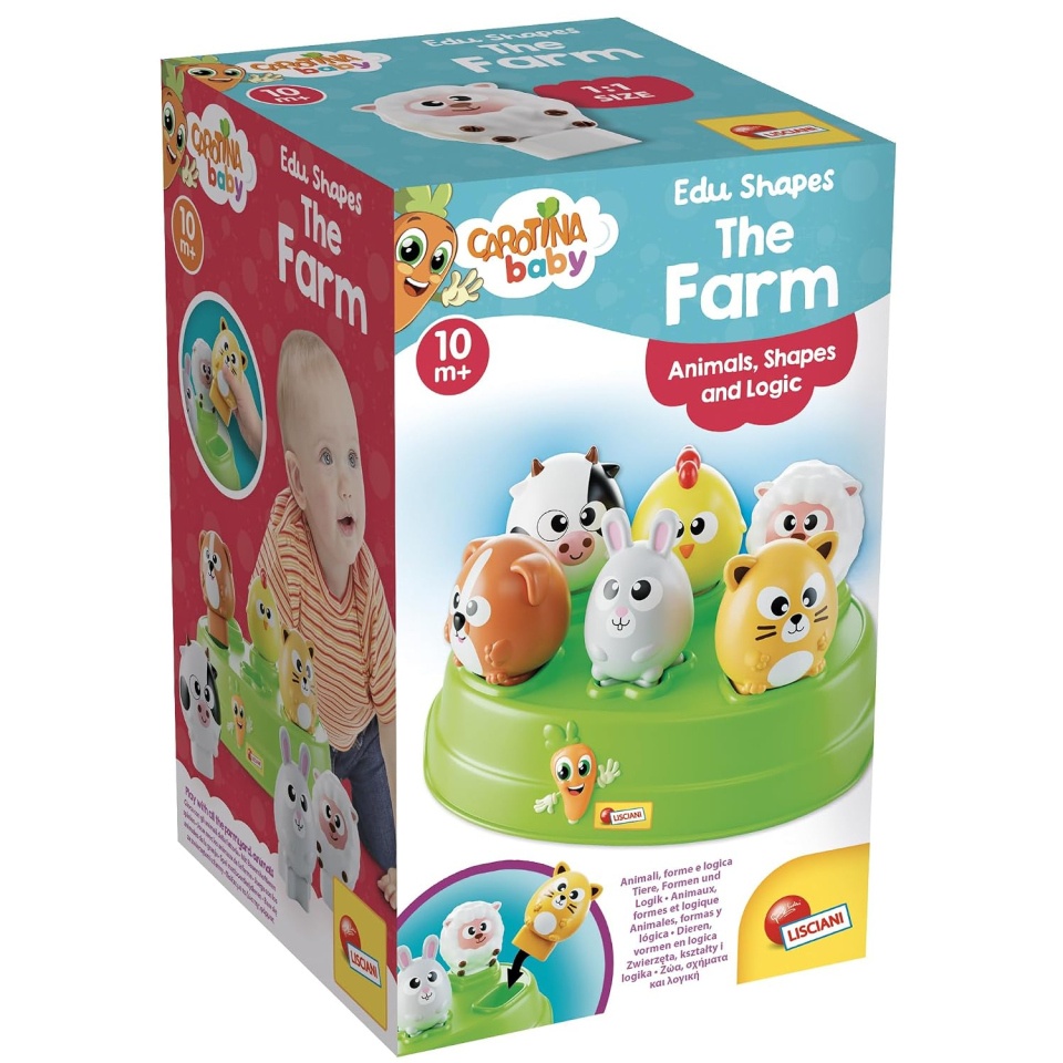 Lisciani Giochi Carotina Baby incastri della fattoria