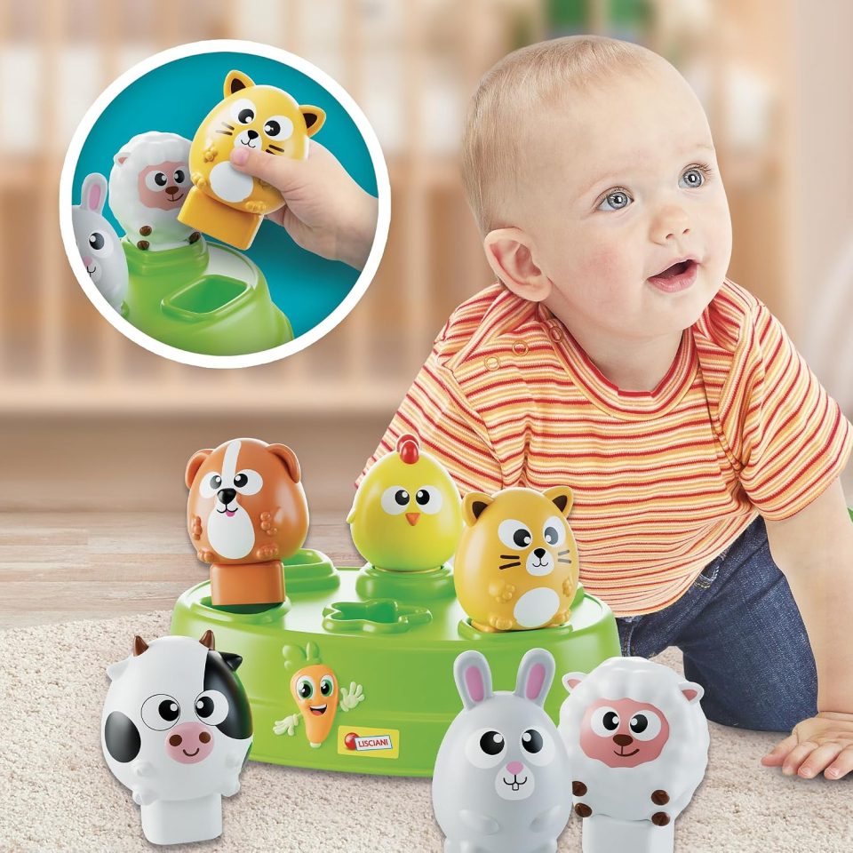 Lisciani Giochi Carotina Baby incastri della fattoria