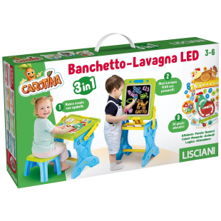 Lisciani Giochi Carotina lavagna LED con banchetto