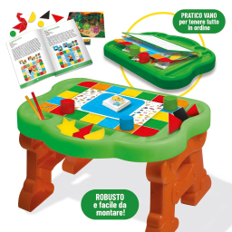 Lisciani Giochi Carotina tavolino bambini con 30 giochi