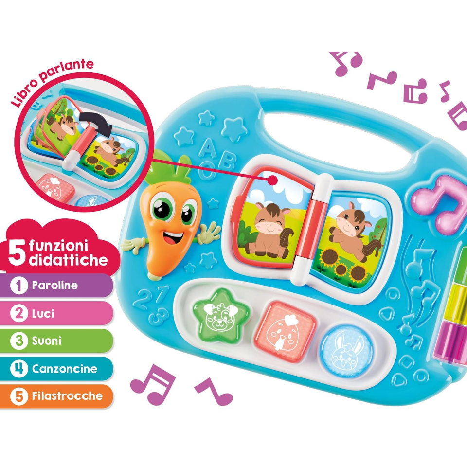 Lisciani Giochi Carotina tavolino educativo fattoria dai 2 anni