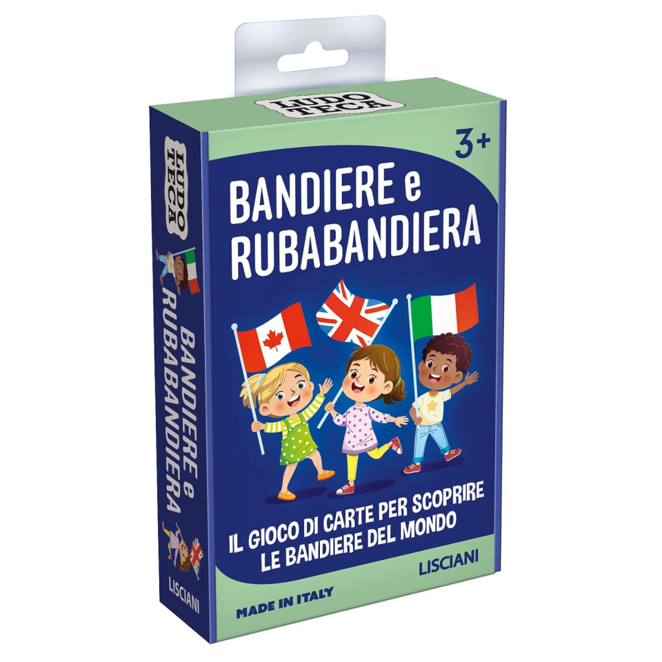 Lisciani Giochi Ludoteca carte bandiere Bandiera e Rubabandiera