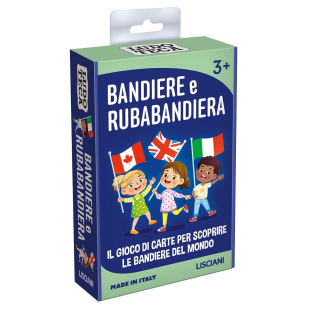 Lisciani Giochi Ludoteca carte bandiere Bandiera e Rubabandiera