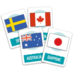 Lisciani Giochi Ludoteca carte bandiere Bandiera e Rubabandiera