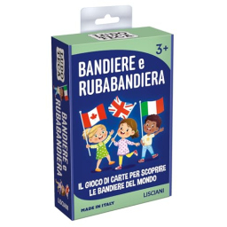 Lisciani Giochi Ludoteca carte bandiere Bandiera e Rubabandiera