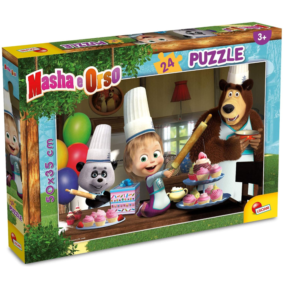 Lisciani Giochi puzzle Masha e Orso 24 pezzi