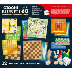 Lisciani Giochi Riuniti - Raccolta oltre 60 Giochi da Tavolo