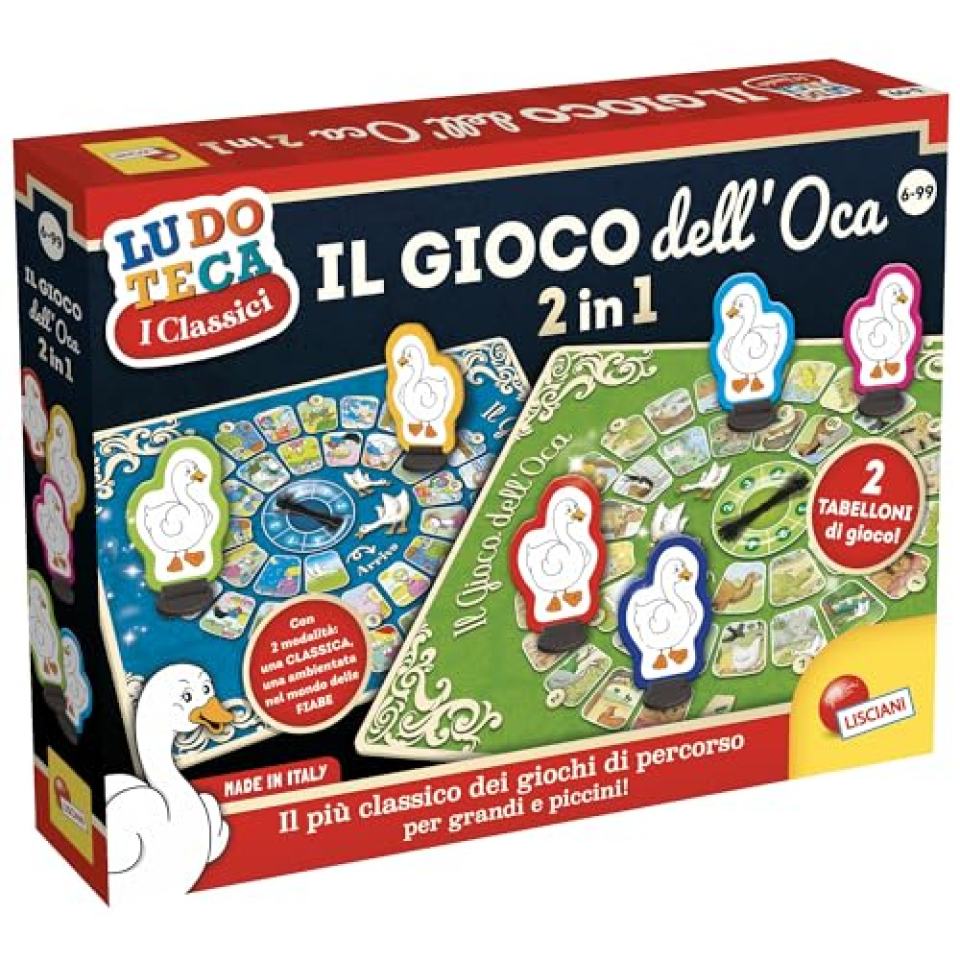 Lisciani Gioco dell'Oca con due varianti