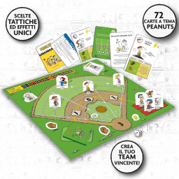 Lisciani gioco da tavolo Peanuts a squadre, 8 personaggi