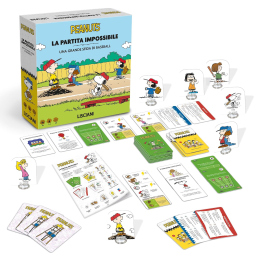 Lisciani gioco da tavolo Peanuts a squadre, 8 personaggi