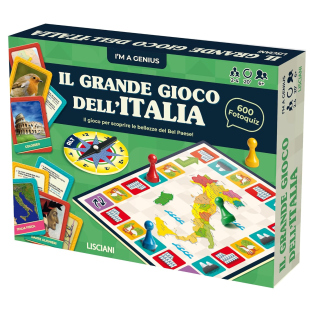 Lisciani Il Grande Gioco dell'Italia – Quiz Fotografico Educativo