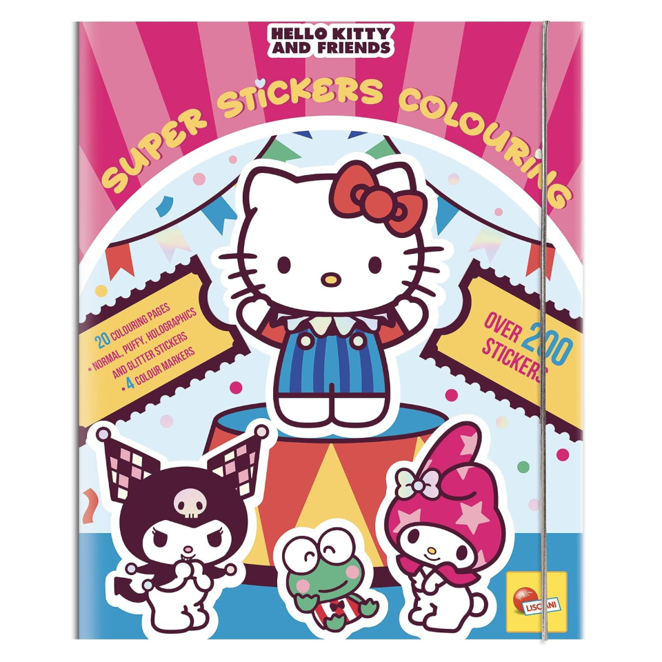 Lisciani Hello Kitty set adesivi con pennarelli