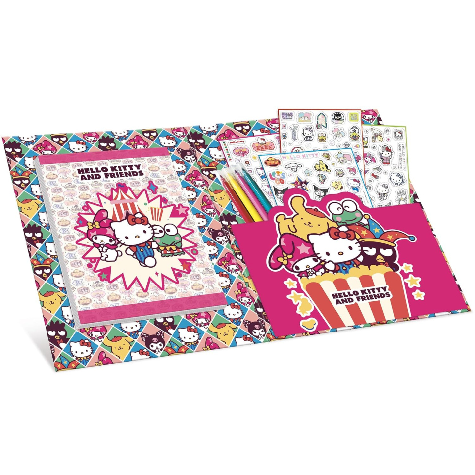 Lisciani Hello Kitty set adesivi con pennarelli