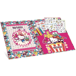 Lisciani Hello Kitty set adesivi con pennarelli