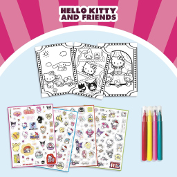 Lisciani Hello Kitty set adesivi con pennarelli