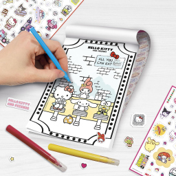 Lisciani Hello Kitty set adesivi con pennarelli