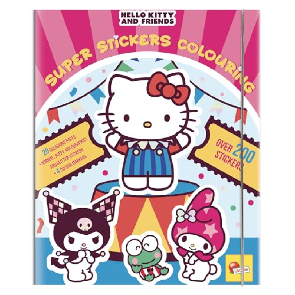 Lisciani Hello Kitty set adesivi con pennarelli