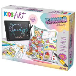 Lisciani Kids Art Kawaii Academy – Kit Disegno con Tablet LCD 12"