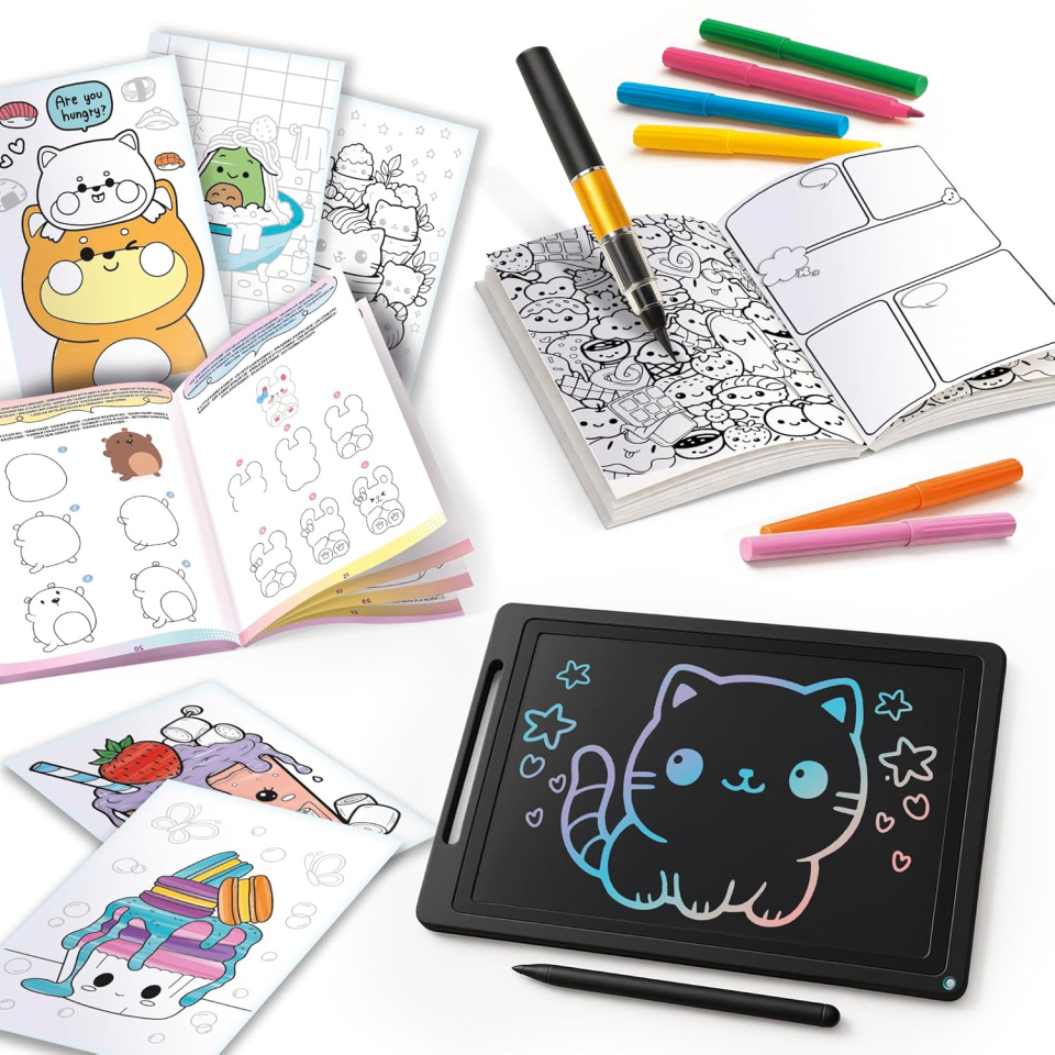 Lisciani Kids Art Kawaii Academy – Kit Disegno con Tablet LCD 12"