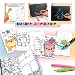 Lisciani Kids Art Kawaii Academy – Kit Disegno con Tablet LCD 12"