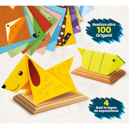 Lisciani I'm A Genius - Laboratorio Origami con Basi in Legno