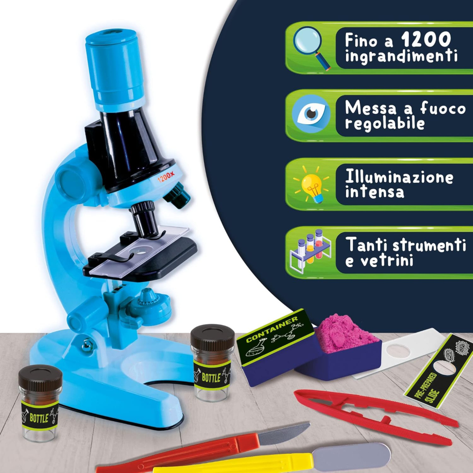 Lisciani I'm a Genius – Laboratorio Ricerca Scientifica con Microscopio