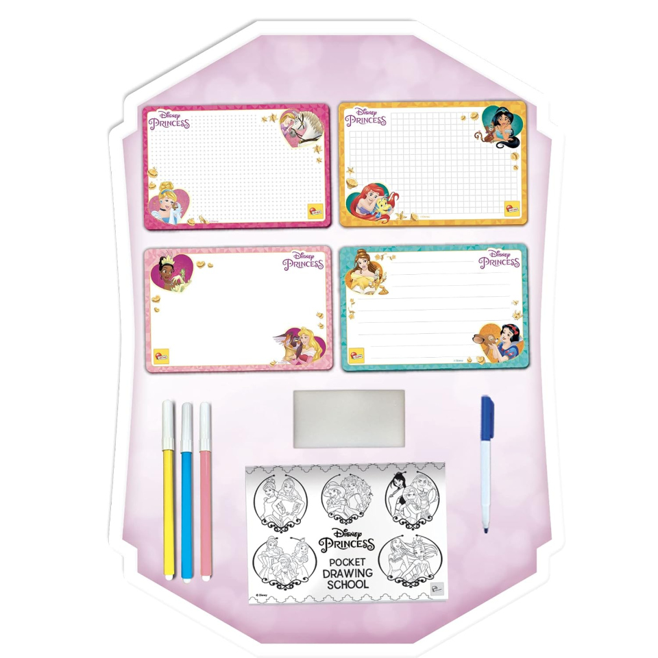 Lisciani lavagnetta Principesse Disney Pocket Drawing School