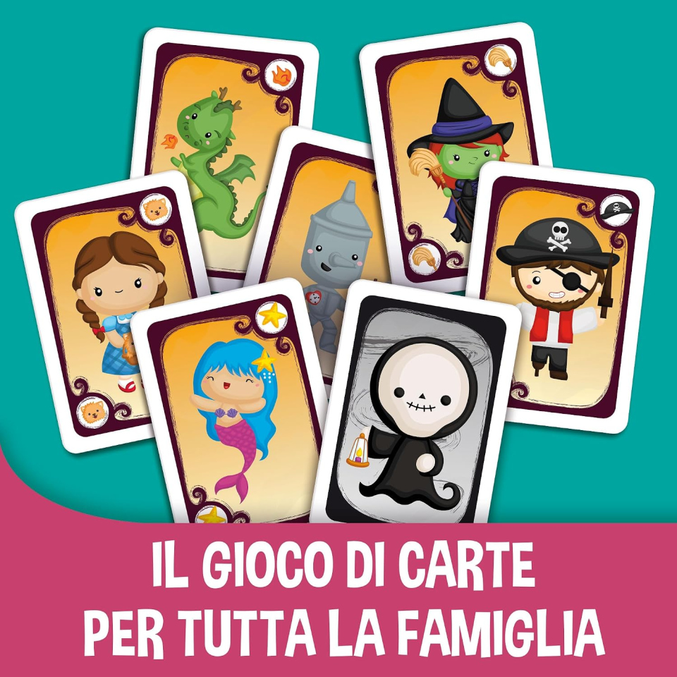 Lisciani Ludoteca Uomo Nero gioco di carte