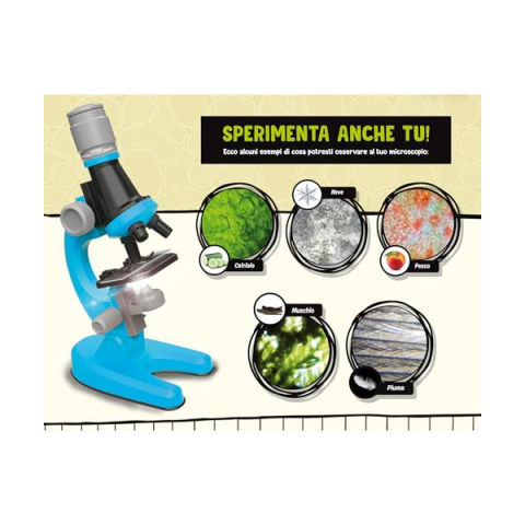 Lisciani I'm a Genius – Microscopio 1200x per Piccoli Scienziati
